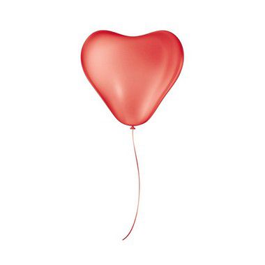 Balão de Festa Látex Coração - Vermelho - São Roque - Rizzo Balões