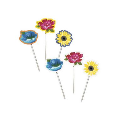 Pick Decorativo Flores Sortido Festa Junina - 12 unidades - Cromus - Rizzo