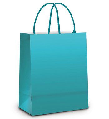 Sacola de Papel G 32x26,5x13cm - Ouro Metalizado - Fundo Largo - 10 unidades - Cromus - Rizzo