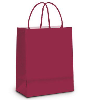 Sacola de Papel P Marsala - 21,5x15x8cm - 10 unidades - Cromus - Rizzo