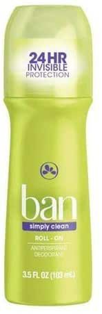 Ban Desodorante Roll Simply Clean 103Ml