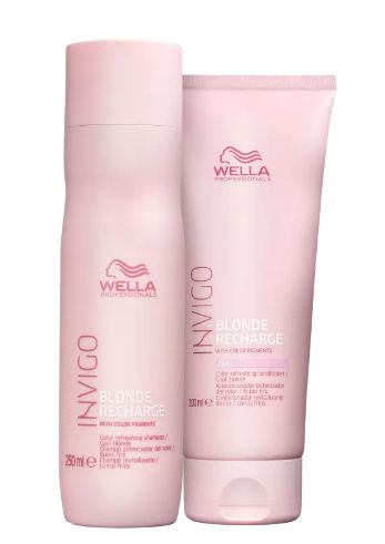 Wella Kit Invigo Blonde Recharge Duo Sha 250Ml + Cond 200Ml