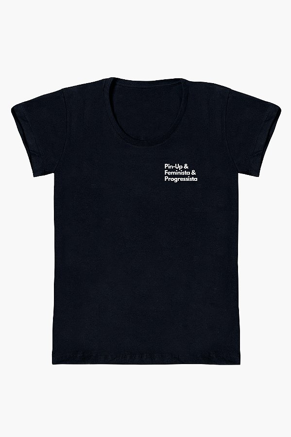 Camiseta Pin-Up Feminista Progressista