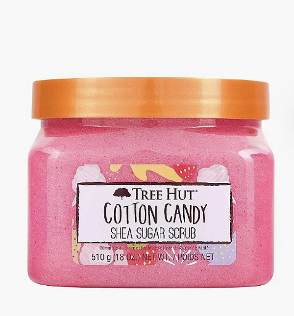 Esfoliante corporal Cotton Candy shea sugar scrub-Tree Hut 510 gr