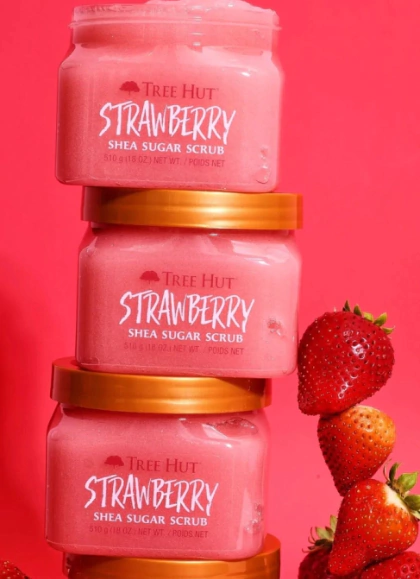 Esfoliante Corporal Tree Hut Strawberry Shea Sugar Scrub 510g