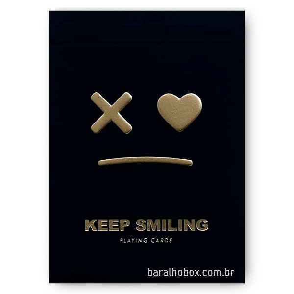 Baralho Keep Smiling Black V2