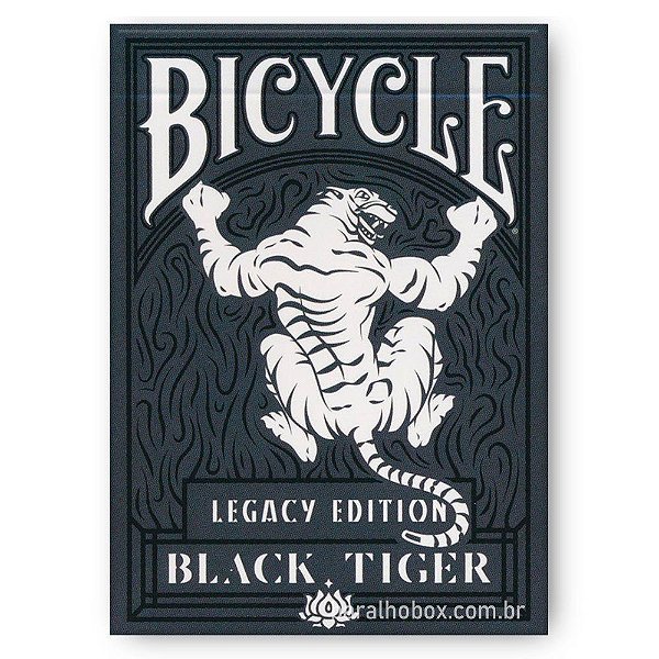 Baralho Bicycle Black Tiger Legacy V2