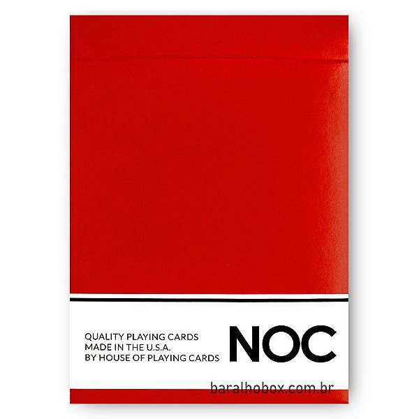 Baralho NOC Original - Vermelho (Red)