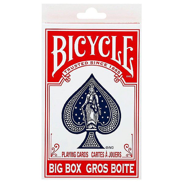 Baralho Bicycle Big Box Vermelho