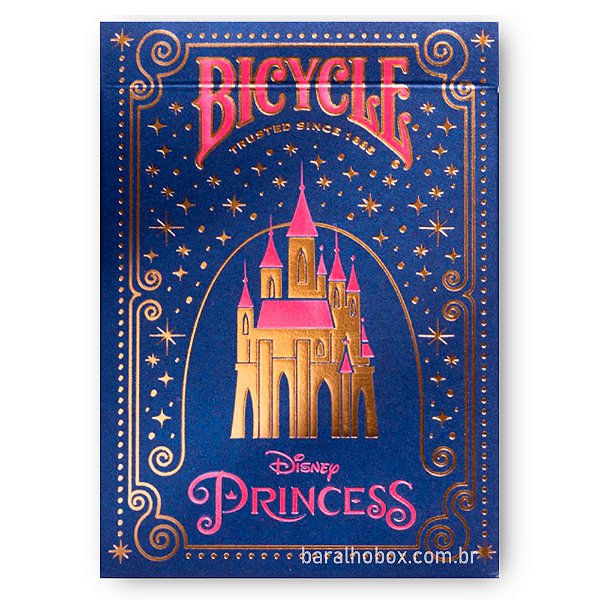 Baralho Bicycle Disney Princesas Azul