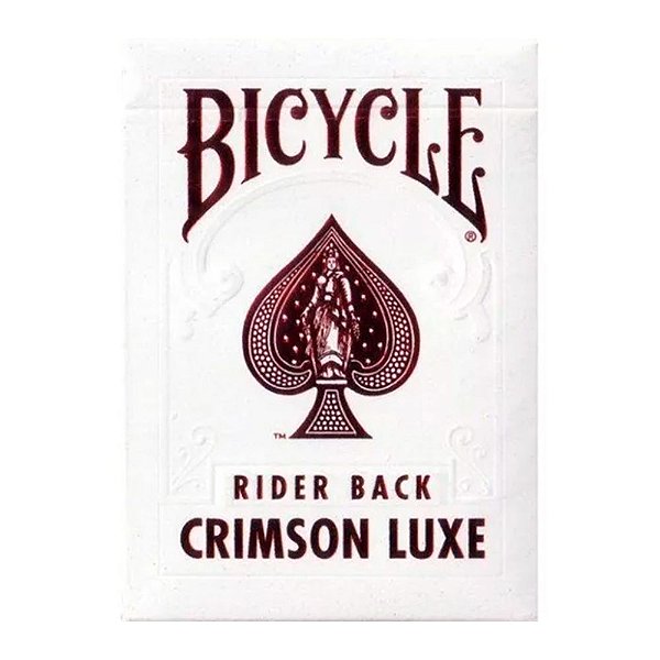 Baralho Bicycle Crimson Luxe - Caixa Branca