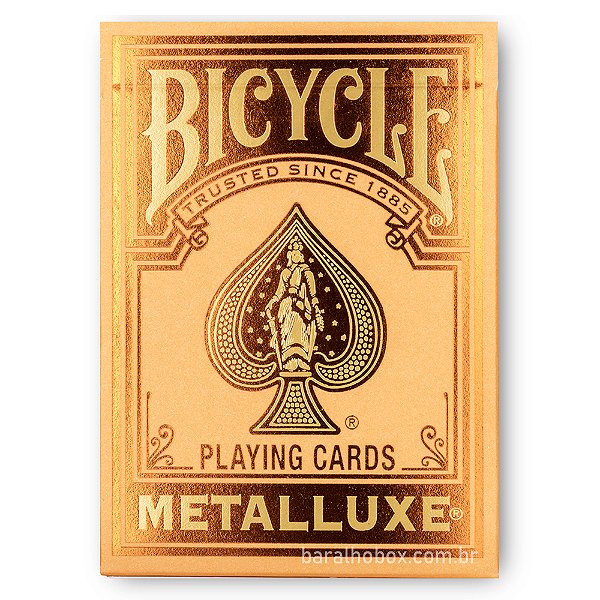 Baralho Bicycle Metalluxe Laranja