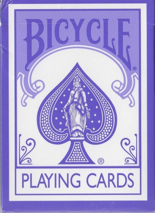 Baralho Bicycle Fashion Lavanda Reverse (Selo Azul)