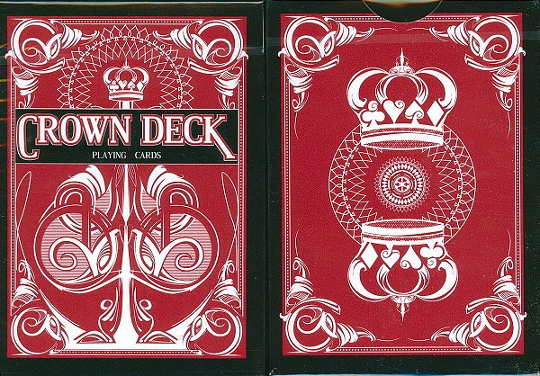 Baralho Crown Deck Vermelho