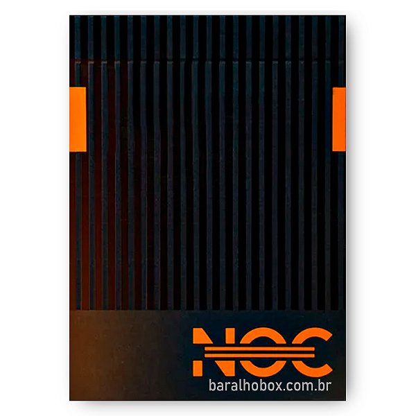 Baralho NOC 3000x3 Preto/Laranja Human