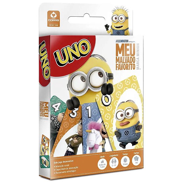 Jogo de Cartas UNO Minions