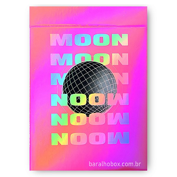 Baralho Moon Rosa Holográfico
