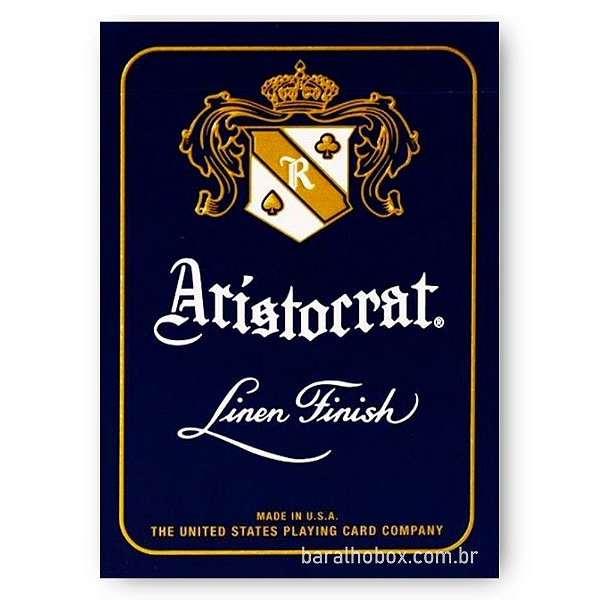 Baralho Aristocrat 727 Linen Finish Azul