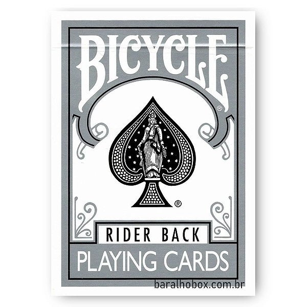 Baralho Bicycle Rider Back Silver