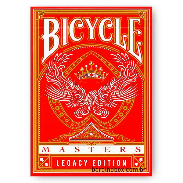 Baralho Bicycle Masters Vermelho - Legacy Edition