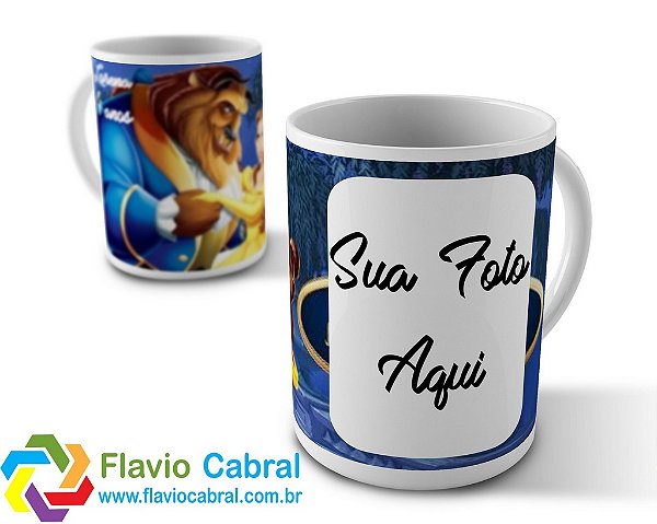 Caneca Bela e a Fera