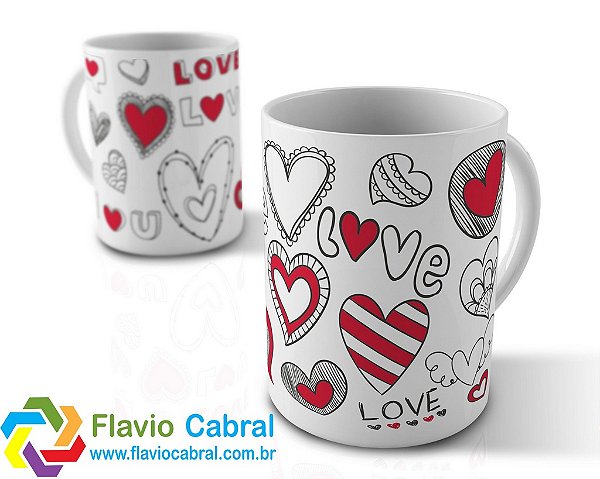 Caneca Dia Dos Namorados LOVE