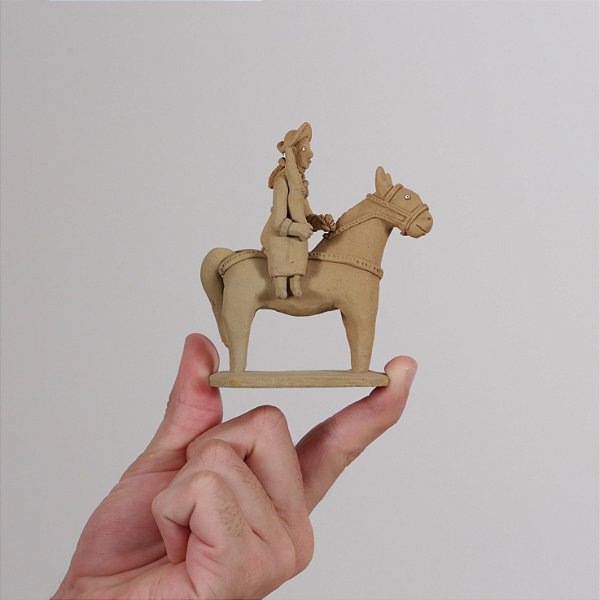 Miniatura "Maria Bonita a Cavalo"