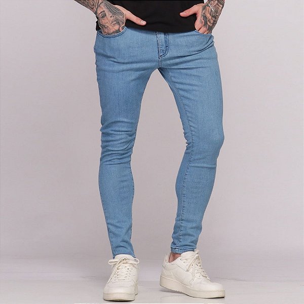 Calça Jeans Destroyed Masculina Skinny DT01