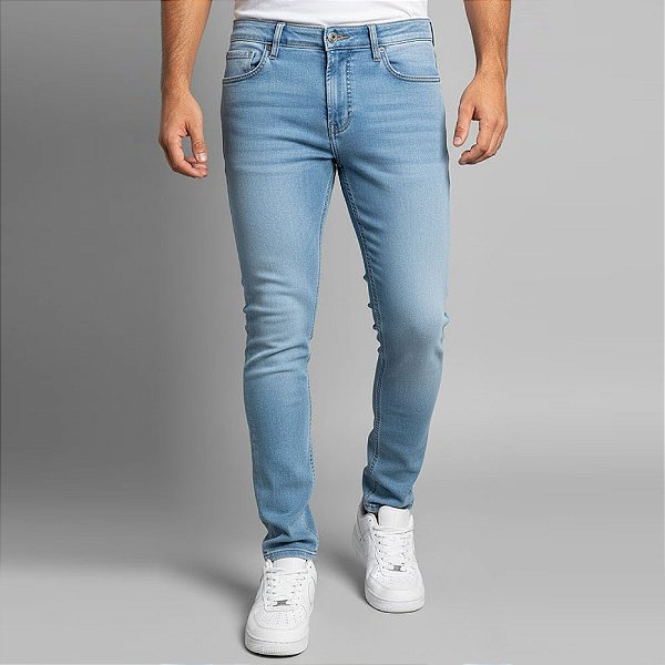 Calça Jeans Destroyed Masculina Skinny AN14 *