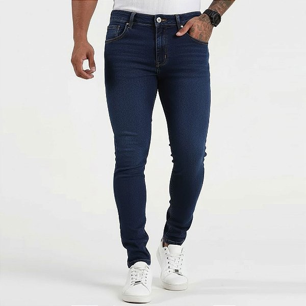 Calça Jeans Destroyed Masculina Skinny VK01 *