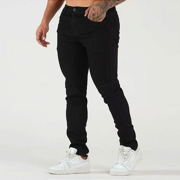 Calça Jeans Destroyed Masculina Skinny VK04 *