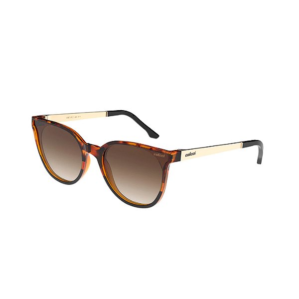 Óculos Feminino Colcci Cora Demi Marrom Lente Marrom Degradê