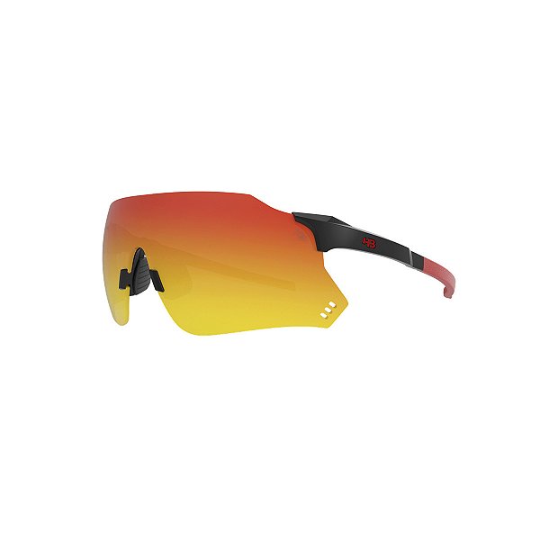Óculos Performance HB Quad X 2.0 Matte Black Red Chrome