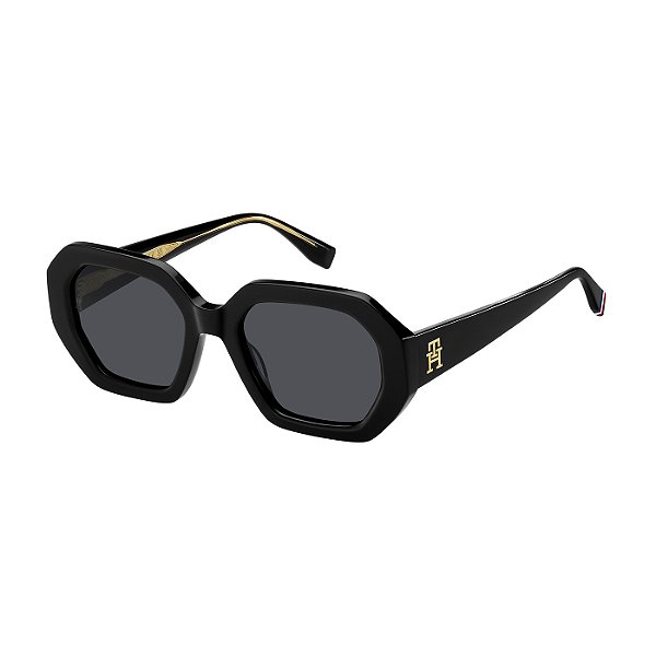 Óculos de Sol Feminino Tommy Hilfiger TH 2155/S Preto Bilho