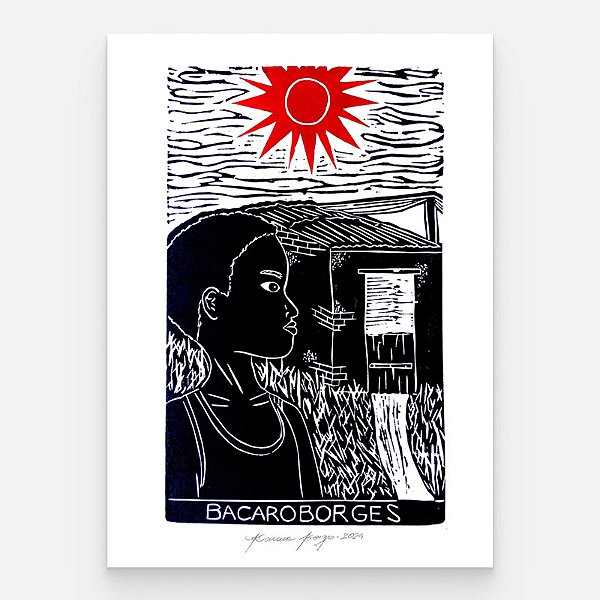 Xilogravura M - Bacaro Borges - PE