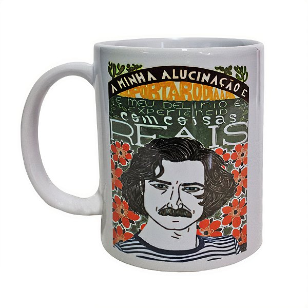 Caneca Xilogravura "Homenagem a Belchior" - Bacaro Borges - PE