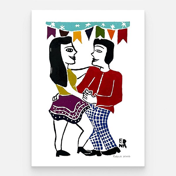 Xilogravura "São João" M 2026 - Edna - PE