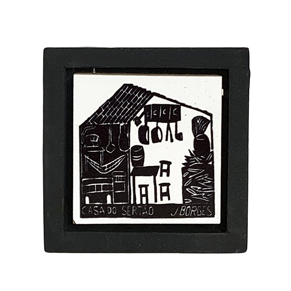 Quadro Preto e Branco Mini - J. Borges - PE