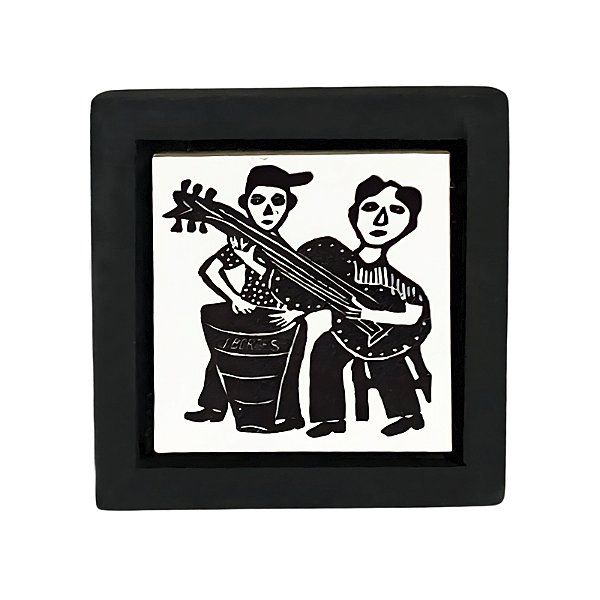 Quadro Preto e Branco Mini - J. Borges - PE