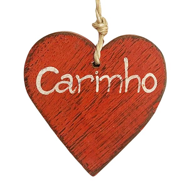 Coração com Dizeres "Carinho" - Beth - MG