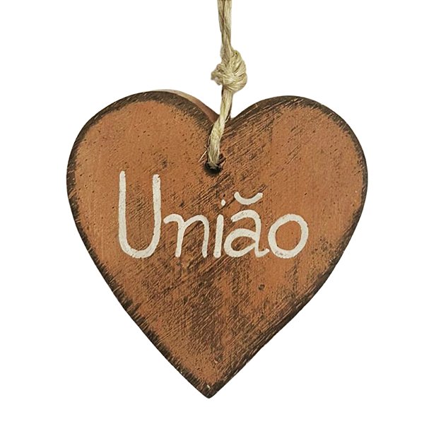 Coração com Dizeres "União" - Beth - MG