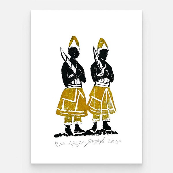 Xilogravura "Ibeji" P - João Pedro - Juazeiro do Norte - PE