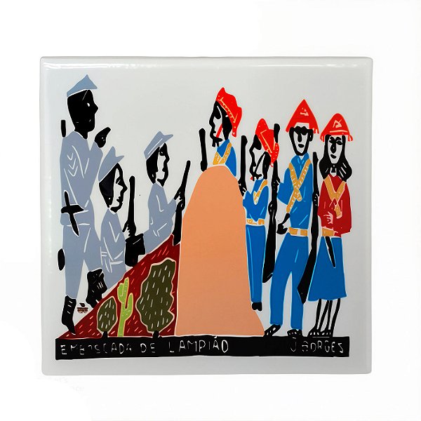 Azulejo Xilo 10x10 - J. Borges - PE