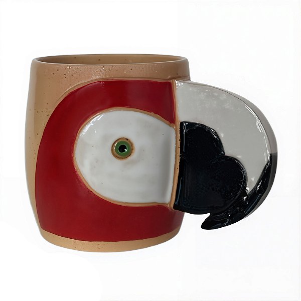 Caneca Arara Vermelha - Lucimar - MS
