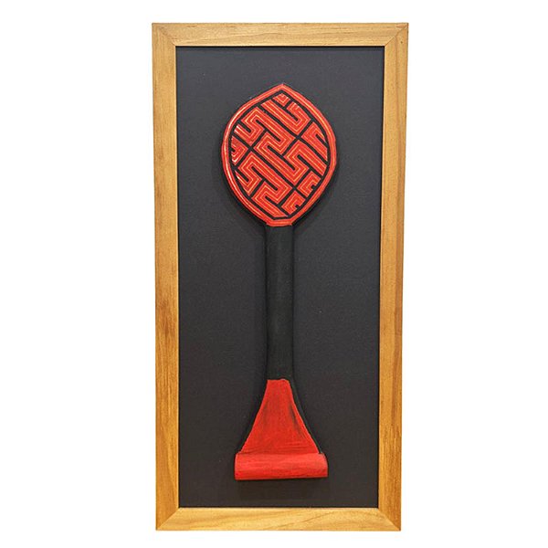 Remo G na Moldura 21x45 - Etnia Asurini - PA