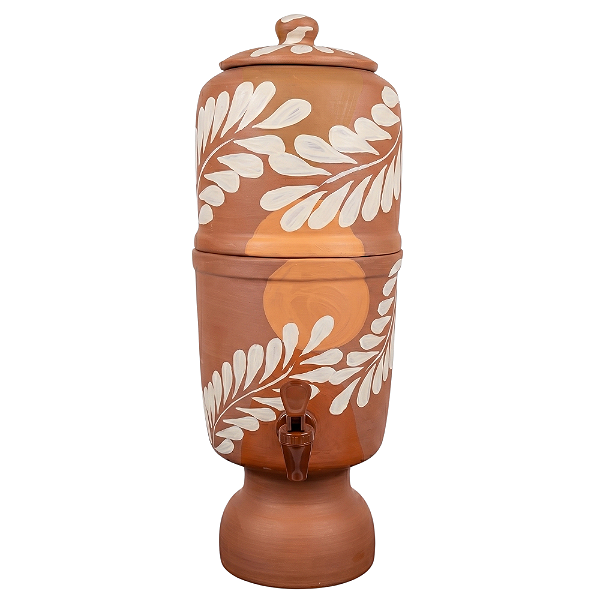 Filtro Floral de Barro Pintado 2,5L - Vale do Jequitinhonha - MG