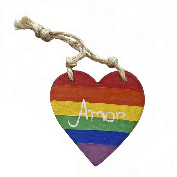Coração com Dizeres da Diversidade Amor - Beth - MG