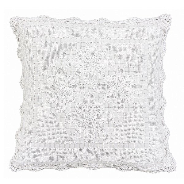 Capa de Almofada de Renda de Filé - AL