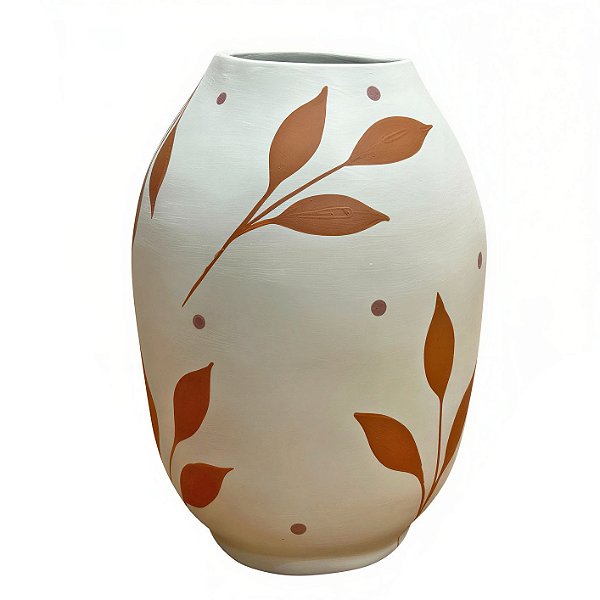 Vaso Branco - Raquel - Vale do Jequitinhonha - MG