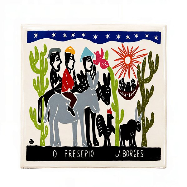 Azulejo Xilo 10x10 - J. Borges - PE